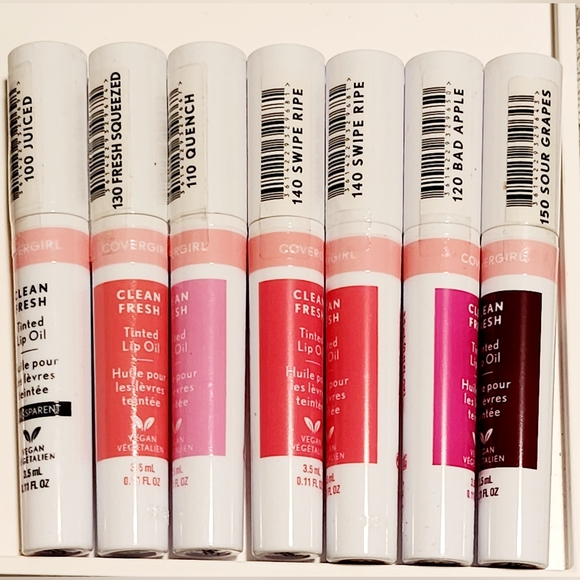 NWT COVERGIRL CLEAN FRESH TINTED LIP OIL N°100 JUICED! BUY 2 FOR $10! - Picture 4 of 12